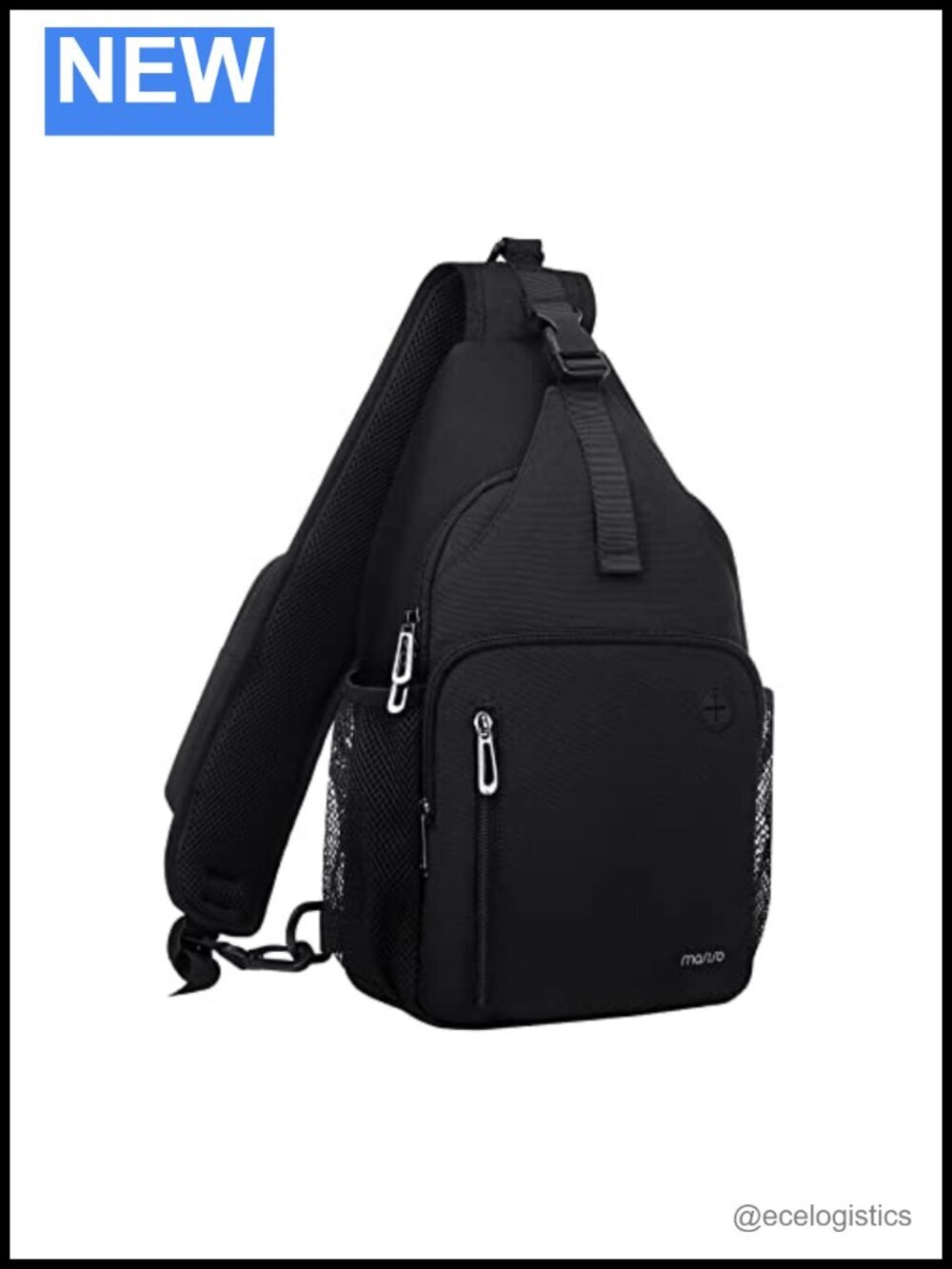 Sling Backpack Crossbody Bag with USB Charging Port Daypack Travel Hiking